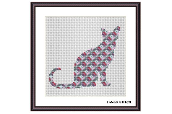 3D Ornament Easy Cat Hand Embroidery