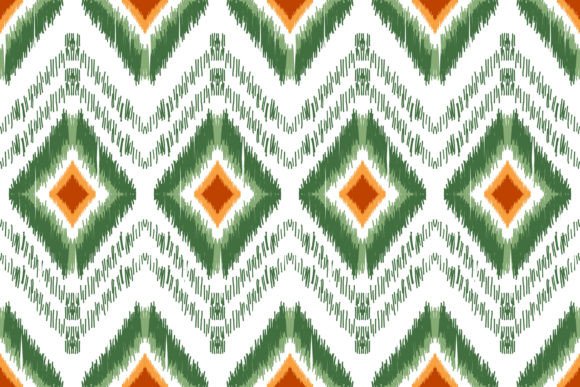 Beautiful Ikat Embroidery Pattern Review