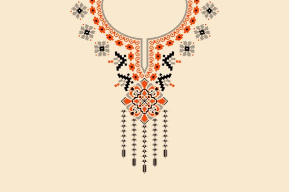 Beautiful Neckline Embroidery Review