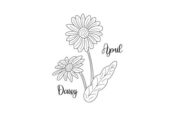 Birth Month Flowers April Daisy Embroidery Design Review