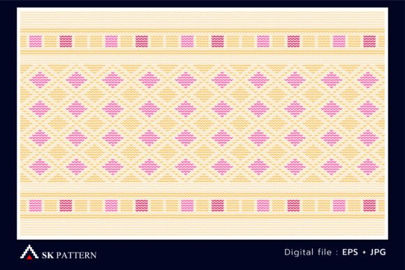Embroidery Element Vector Background Review