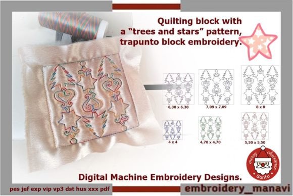Embroidery Quilt Block Christmas Review