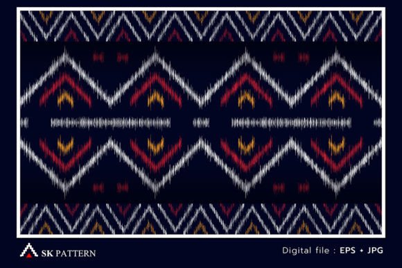 Geometric Embroidery Pattern Vector Review