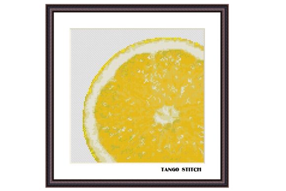 Lemon Slice Cross Stitch Hand Embroidery Review