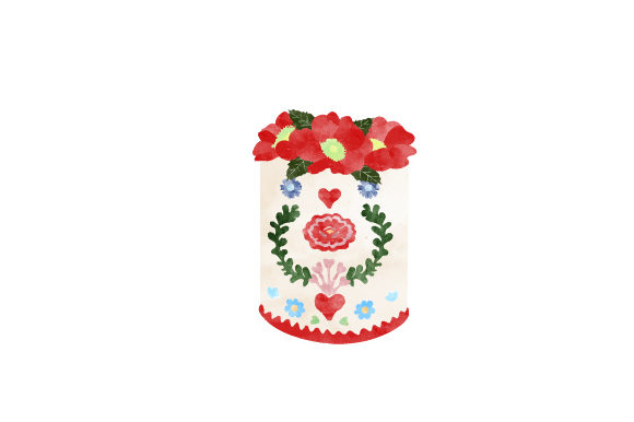 Mexican Embroidery Cake with Flowers Watercolor Review