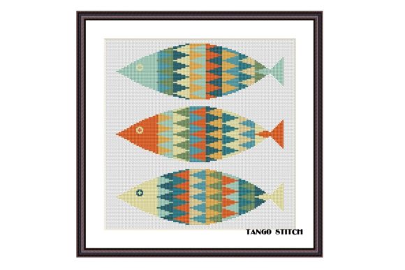 Simple Fish Embroidery Ornaments Stitch Review