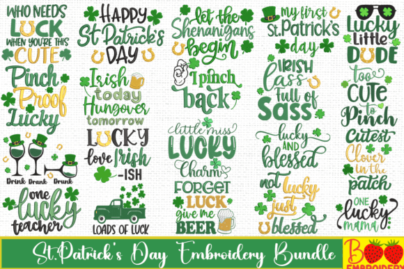 St Patrick s Day Embroidery Bundle Review