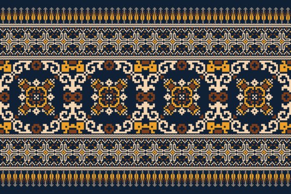 Thai Floral Cross Stitch Embroidery Review