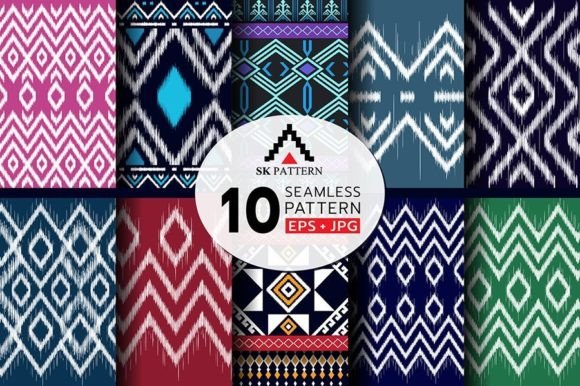 Vector Seamless Pattern Embroidery Set Review
